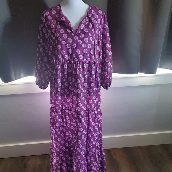 NWOT Beautiful purple summer dress from Adore - Picture 6 of 9